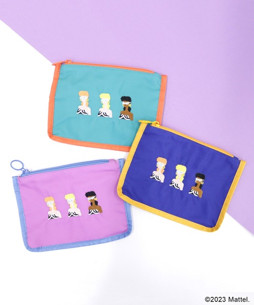 Barbie（バービー）の「【Barbie】バービー　フラットポーチ（ポーチ・レディース・ブルー/グリーン/ピンク系その他・FREE）」の5枚目の写真