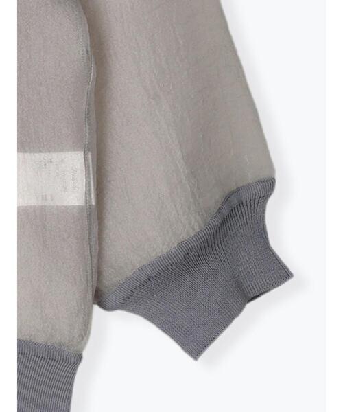 Te chichi（テチチ）の「シアーオーガンジープルオーバー（シャツ/ブラウス・レディース・ブラック/カーキ/チャコールグレー・F）」の14枚目の写真