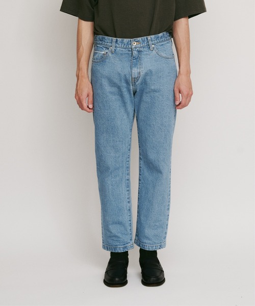 DIGAWEL（ディガウェル）の「Slim straight  jeans（デニムパンツ・メンズ・ブルー/サックスブルー・2/1）」の4枚目の写真