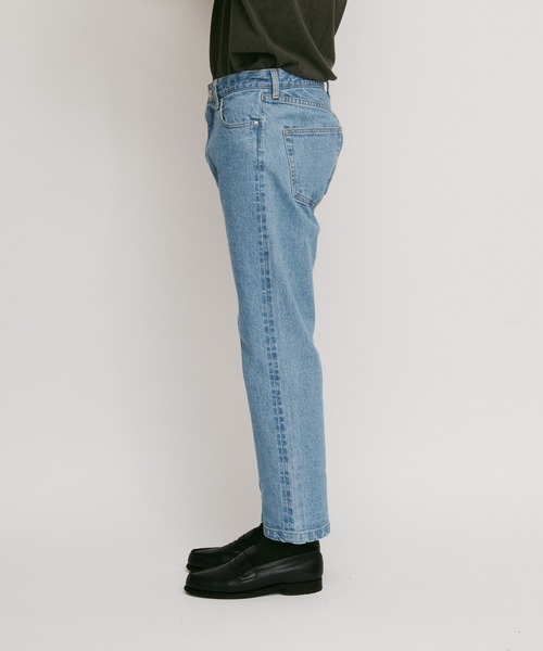 DIGAWEL（ディガウェル）の「Slim straight  jeans（デニムパンツ・メンズ・ブルー/サックスブルー・2/1）」の5枚目の写真