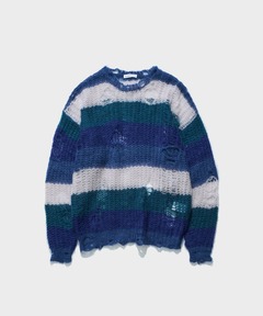 セール】Gradient Stripe Wide Cardigan（カーディガン/ボレロ