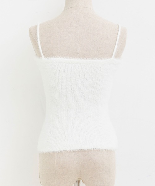 Crea titty&Co. PETIT（クレアティティーアンドコープチ）の「【Crea titty&Co.PETIT 】デコルテオープンニットトップス（ニット/セーター・レディース・ホワイト/ブラック・FREE）」の12枚目の写真