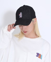 PUNYUS | ワンポイントベアデニムキャップ(キャップ)