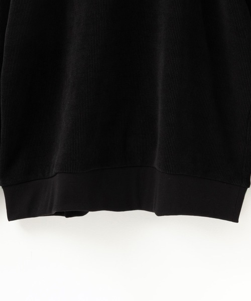 URBAN COLLECTION（アーバンコレクション）の「URBAN COLLECTION 針抜きモールクルーネックトレーナー（スウェット・メンズ・グレイッシュベージュ/ブラウン系その他/ブラック・M/XL/L）」の7枚目の写真