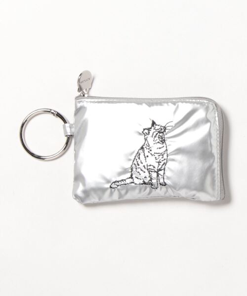 LAZY SUSAN（レイジースーザン）の「カラビナ付きエコバッグ　タロチャン　アクビ（エコバッグ/サブバッグ・レディース・グリーン/ゴールド/シルバー・FREE）」の5枚目の写真