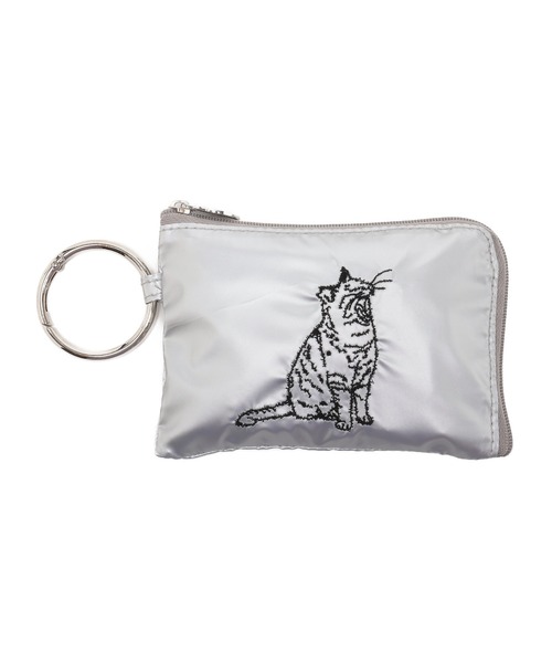 LAZY SUSAN（レイジースーザン）の「カラビナ付きエコバッグ　タロチャン　アクビ（エコバッグ/サブバッグ・レディース・グリーン/ゴールド/シルバー・FREE）」の13枚目の写真