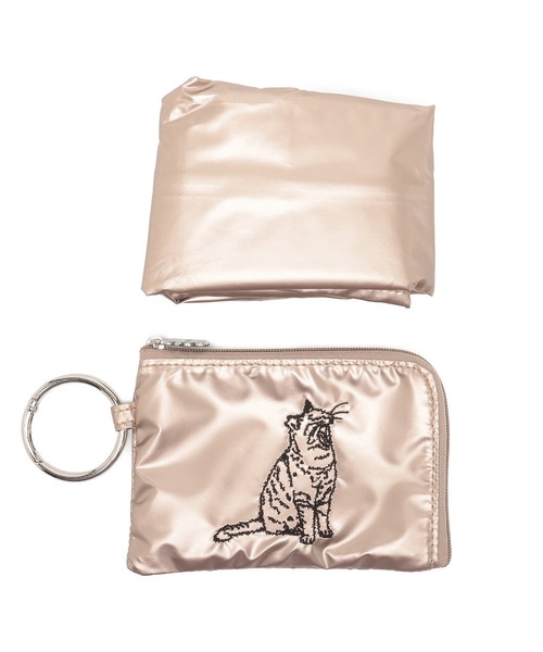 LAZY SUSAN（レイジースーザン）の「カラビナ付きエコバッグ　タロチャン　アクビ（エコバッグ/サブバッグ・レディース・グリーン/ゴールド/シルバー・FREE）」の16枚目の写真