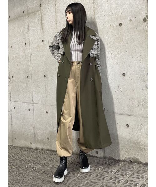 MURUA（ムルーア）の「ランダムリブニット（ニット/セーター・レディース・グレー/ブラック/マスタード/ブルー・FREE）」の20枚目の写真