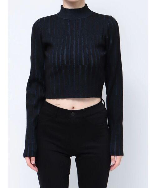 MURUA（ムルーア）の「ランダムリブニット（ニット/セーター・レディース・グレー/ブラック/マスタード/ブルー・FREE）」の21枚目の写真