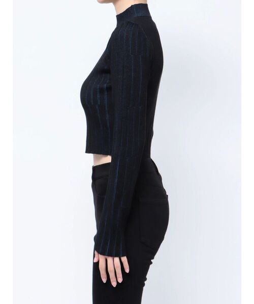 MURUA（ムルーア）の「ランダムリブニット（ニット/セーター・レディース・グレー/ブラック/マスタード/ブルー・FREE）」の22枚目の写真