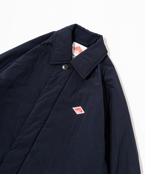 DANTON(ダントン)の「【DANTON / ダントン】COAT DT-A0376 KRS(ステンカラーコート・メンズ・チャコールグレー/ベージュ/ネイビー・SMALL/MEDIUM)」の4枚目の写真