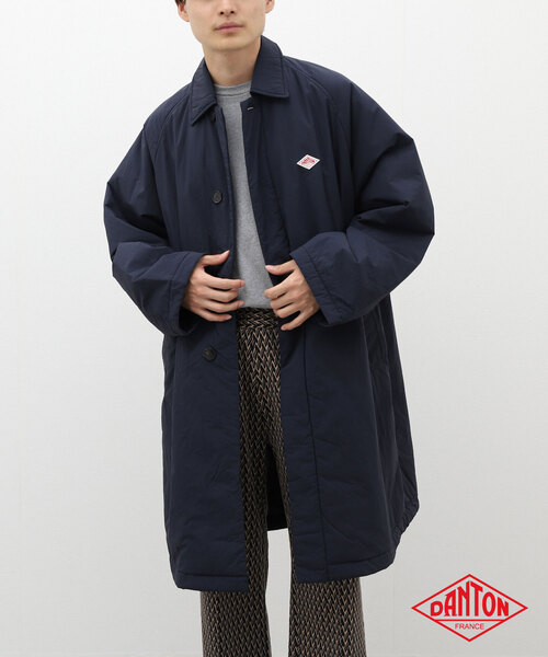 DANTON(ダントン)の「【DANTON / ダントン】COAT DT-A0376 KRS(ステンカラーコート・メンズ・チャコールグレー/ベージュ/ネイビー・SMALL/MEDIUM)」の9枚目の写真