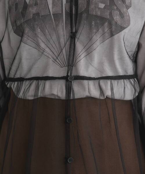 RETRO GIRL(レトロガール)の「チュールOP(ワンピース・レディース・ブラック/オフホワイト・FREE)」の22枚目の写真