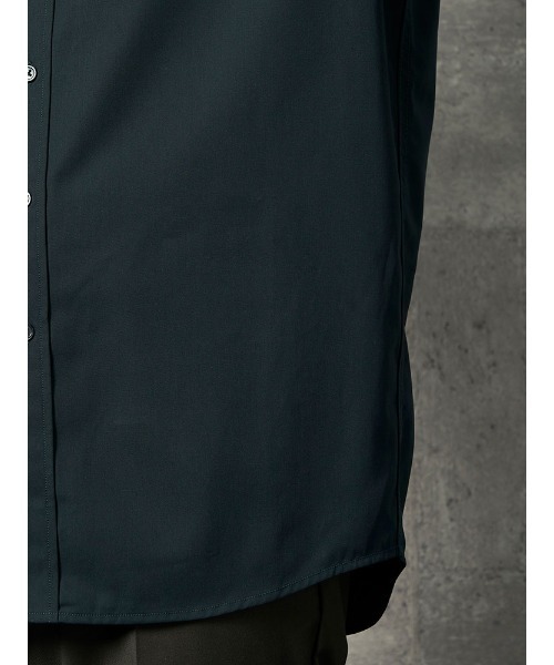 Perfect Suit FActory（パーフェクトスーツファクトリー）の「TOKYO RUN　ライトフィット　カラーシャツ　グリーン/ブラウン（シャツ/ブラウス・メンズ・グリーン・M/L）」の8枚目の写真