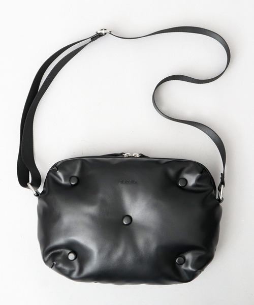 glabella（グラベラ）の「パデッド クッション PU ショルダーバッグ（ショルダーバッグ・メンズ・ブラック・FREE）」の3枚目の写真