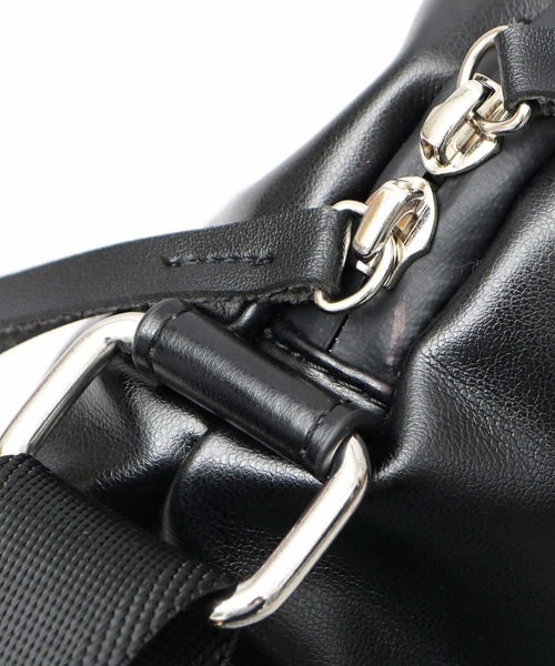 glabella（グラベラ）の「パデッド クッション PU ショルダーバッグ（ショルダーバッグ・メンズ・ブラック・FREE）」の6枚目の写真