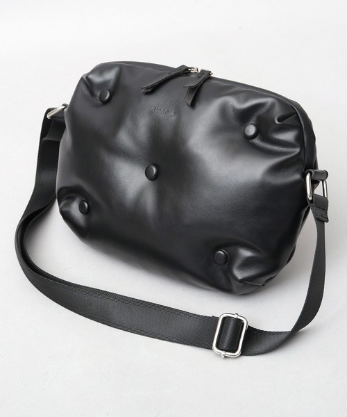 glabella（グラベラ）の「パデッド クッション PU ショルダーバッグ（ショルダーバッグ・メンズ・ブラック・FREE）」の13枚目の写真