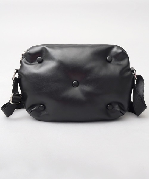 glabella（グラベラ）の「パデッド クッション PU ショルダーバッグ（ショルダーバッグ・メンズ・ブラック・FREE）」の16枚目の写真