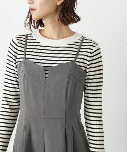 FREE'S MART（フリーズマート）の「バックリボンオールインワン（つなぎ/オールインワン・レディース・グレー/ブラック・SMALL/MEDIUM）」の22枚目の写真