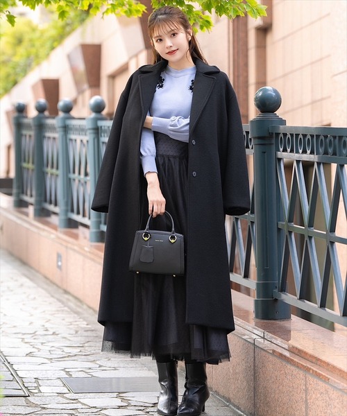 SWINGLE（スウィングル）の「ドロップスリーブチェスターウールコート