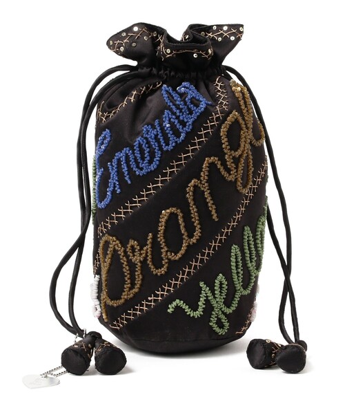 Ray BEAMS（レイビームス）の「HEY！Mrs ROSE / 3D Sequin バッグ（ハンドバッグ・レディース・レッド/ブラック・ONE SIZE）」の4枚目の写真