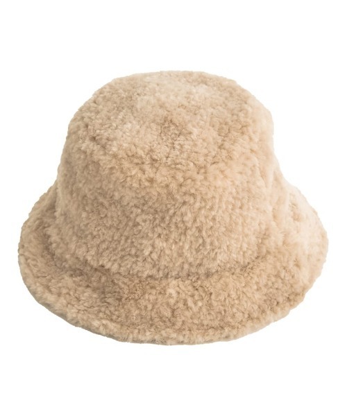 Re:EDIT(リエディ)の「ボアバケットハット(ハット・レディース・ブラック/アイボリー/ブラウン・FREE)」の2枚目の写真