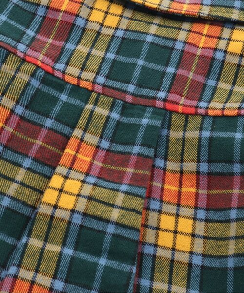 BREEZE（ブリーズ）の「【あったか】ネル起毛チェックシャツ（シャツ/ブラウス・キッズ・レッド/グリーン/レインボー・120/110/140/80/100/90/130）」の8枚目の写真