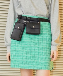 ELLEgirl | ヴィーガンレザーベルトバッグ【ELLEgirl/エル ガール】(ボディバッグ/ウエストポーチ)