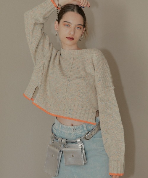 ELLEgirl(エルガール)の「ヴィーガンレザーベルトバッグ【ELLEgirl/エル ガール】(ボディバッグ/ウエストポーチ・レディース・シルバー/ブラック・FREE)」の17枚目の写真