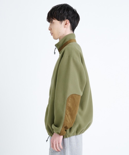 marka（マーカ）の「FLEECE LINER JACKET（ブルゾン・メンズ・ブラック/オリーブ・1/2）」の5枚目の写真