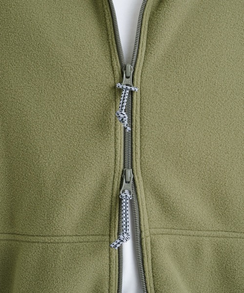 marka（マーカ）の「FLEECE LINER JACKET（ブルゾン・メンズ・ブラック/オリーブ・1/2）」の8枚目の写真