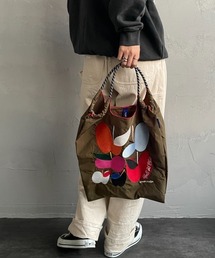 [BALL&CHAIN/ボールアンドチェーン] S.APPLE 刺繍デザインナイロントートバッグ
