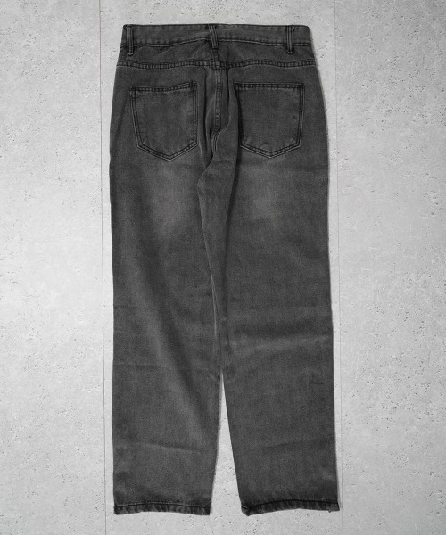 Auntie Rosa（アンティローザ）の「ビンテージウォッシュジップスリットデニムパンツ（デニムパンツ・メンズ・ブルー/ブラック・MEDIUM/X-LARGE/LARGE）」の17枚目の写真