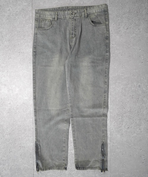 Auntie Rosa（アンティローザ）の「ビンテージウォッシュジップスリットデニムパンツ（デニムパンツ・メンズ・ブルー/ブラック・MEDIUM/X-LARGE/LARGE）」の19枚目の写真