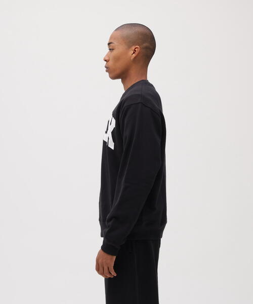 AVIREX × MILKFED.】プルオーバー パーカー / PULLOVER PARKA / アヴィレックス / ミルクフェド AVIREX MILK FED.コラボブラック スウェット Lサイズ