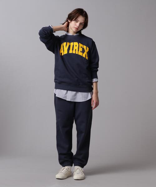 AVIREX(アヴィレックス)の「《DAILY/デイリー》CREW NECK SWEAT LOGO / クルーネック スウェット / AVIREX / アヴィレックス(スウェット・メンズ・ネイビー/ブラック/その他17/ホワイト系2・2XL/XL/L/M)」の10枚目の写真