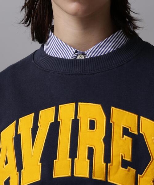 AVIREX(アヴィレックス)の「《DAILY/デイリー》CREW NECK SWEAT LOGO / クルーネック スウェット / AVIREX / アヴィレックス(スウェット・メンズ・ネイビー/ブラック/その他17/ホワイト系2・2XL/XL/L/M)」の13枚目の写真
