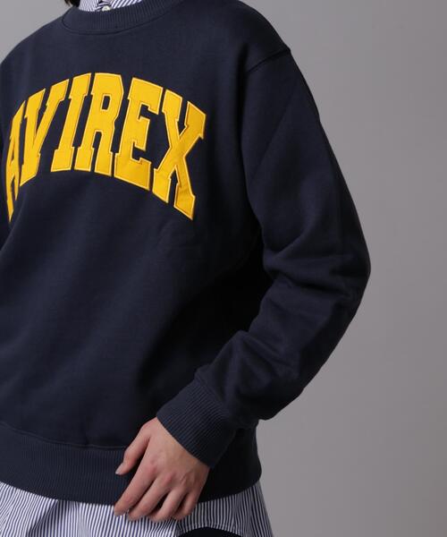 AVIREX(アヴィレックス)の「《DAILY/デイリー》CREW NECK SWEAT LOGO / クルーネック スウェット / AVIREX / アヴィレックス(スウェット・メンズ・ネイビー/ブラック/その他17/ホワイト系2・2XL/XL/L/M)」の14枚目の写真