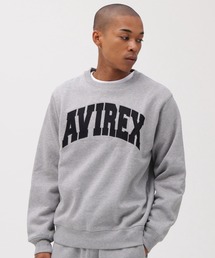 《DAILY/デイリー》CREW NECK SWEAT LOGO / クルーネック スウェット / AVIREX / アヴィレックス
