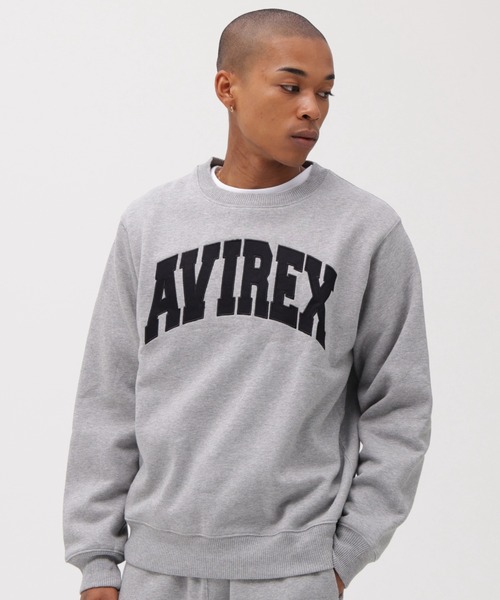AVIREX(アヴィレックス)の「《DAILY/デイリー》CREW NECK SWEAT LOGO / クルーネック スウェット / AVIREX / アヴィレックス(スウェット・メンズ・ネイビー/ブラック/その他17/ホワイト系2・2XL/XL/L/M)」の4枚目の写真