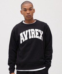 《DAILY/デイリー》CREW NECK SWEAT LOGO / クルーネック スウェット / AVIREX / アヴィレックス