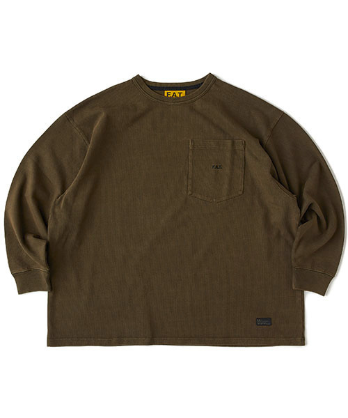 FAT(エフエイティー)の「FIGALON(Tシャツ/カットソー・メンズ・グリーン/チャコールグレー/ブラウン・TITCH(M)/JUMBO(XXL)/FAT(XL)/SKINNY(L))」の2枚目の写真