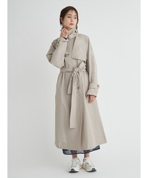 トレンチコート　ブラック　emmi atelier 楽天市場】(SALE40%OFF) エミ アトリエ emmi atelier 3WAY