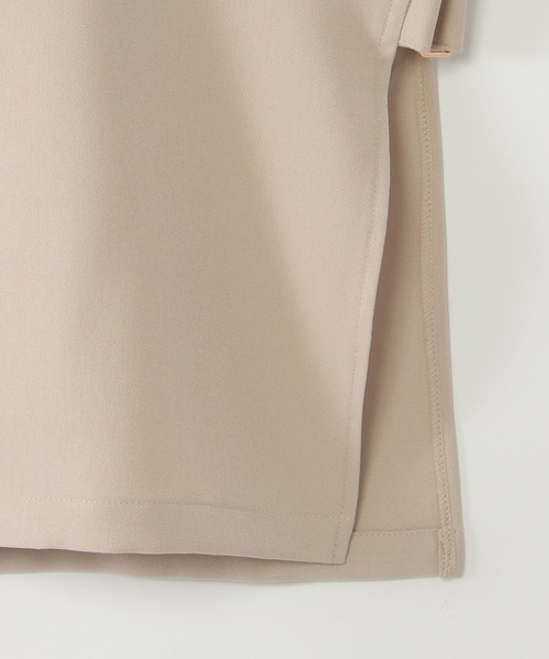 ikka(イッカ)の「【親子コーデ】テーラージレベスト(120~160cm)(ベスト・キッズ・ベージュ/ブラック・140/130/160/150/120)」の6枚目の写真