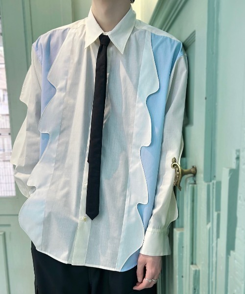 MILKBOY(ミルクボーイ)の「DRIPPY TIE シャツ(シャツ/ブラウス・レディース・A/B/C・FREE)」の2枚目の写真