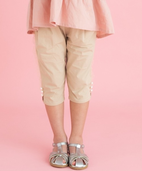 パールボタン ６分丈パンツ（その他パンツ）｜nino（ニノ）
