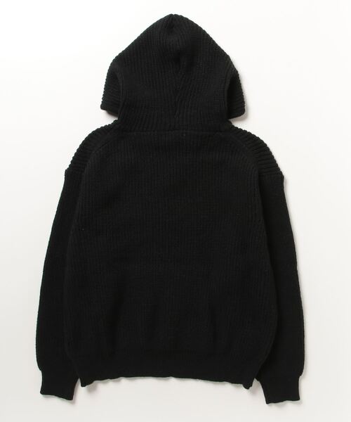 BROKEN BASE(ブロークンベース)の「リラックスニットフーディー(ニット/セーター・メンズ・ネイビー/ブラック・LARGE/MEDIUM)」の18枚目の写真