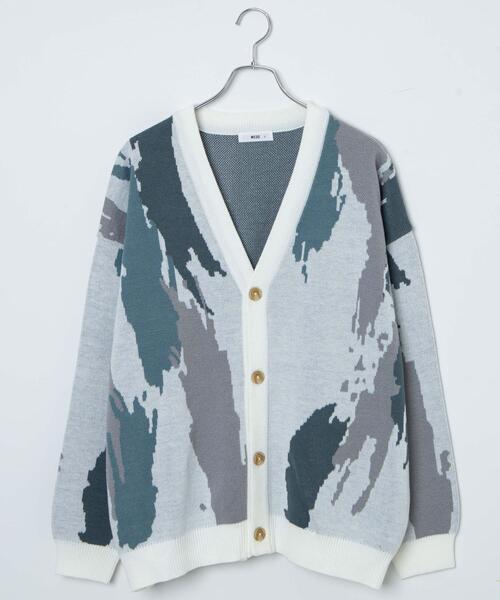 WEGO（ウィゴー）の「WEGO/オーバーフィットパターンカーディガン（カーディガン/ボレロ・メンズ・その他2/その他3/その他1/その他4・LARGE/MEDIUM）」の8枚目の写真