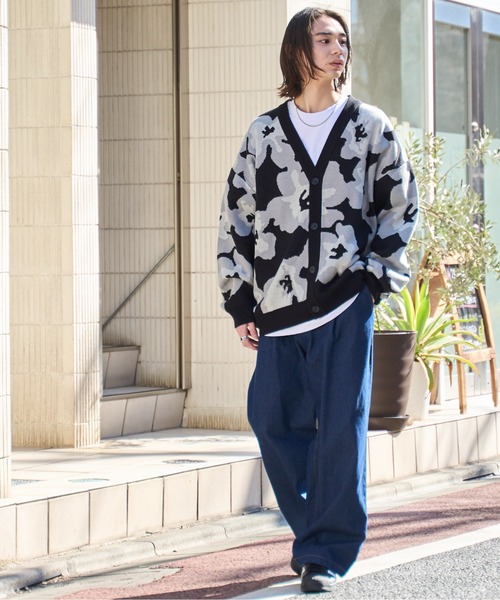 WEGO（ウィゴー）の「WEGO/オーバーフィットパターンカーディガン（カーディガン/ボレロ・メンズ・その他2/その他3/その他1/その他4・LARGE/MEDIUM）」の13枚目の写真