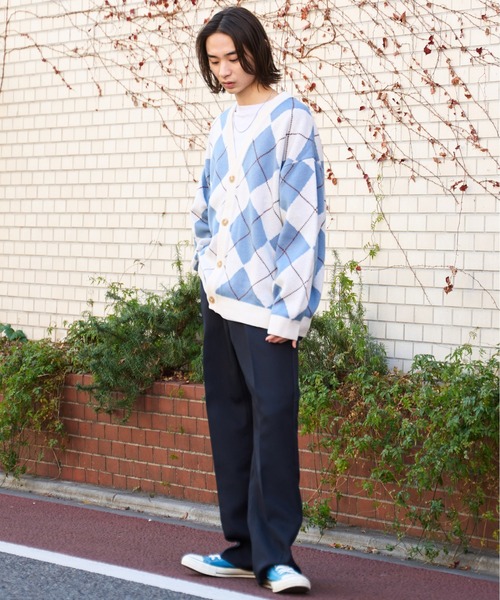 WEGO（ウィゴー）の「WEGO/オーバーフィットパターンカーディガン（カーディガン/ボレロ・メンズ・その他2/その他3/その他1/その他4・LARGE/MEDIUM）」の12枚目の写真